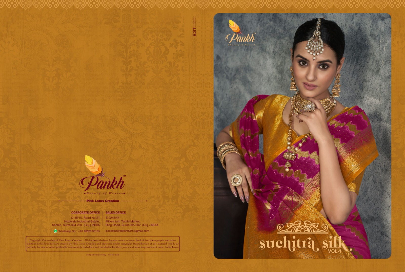 Pankh sarees Suchitra Silk